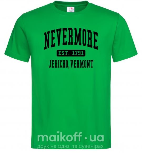 Мужская футболка Nevermore vermont Зеленый фото