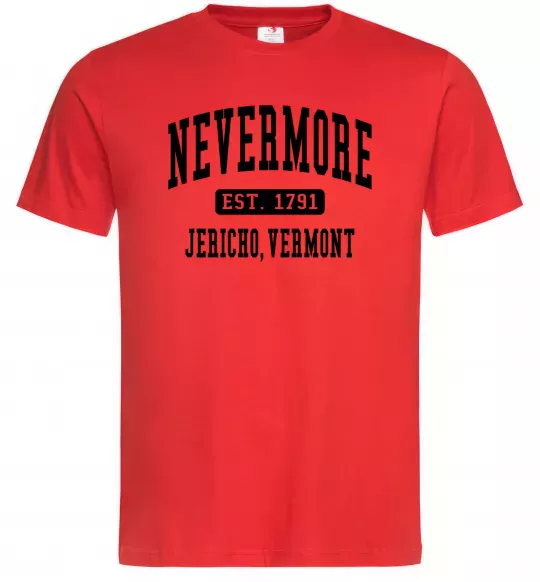 Мужская футболка Nevermore vermont Красный фото