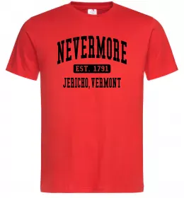 Чоловіча футболка Nevermore vermont Червоний фото
