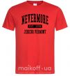 Мужская футболка Nevermore vermont Красный фото