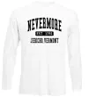 Лонгслив Nevermore vermont Белый Лонгслив Nevermore vermont Белый фото