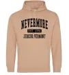 Жіноча толстовка (худі) Nevermore vermont Пісочний фото
