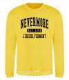 Світшот Nevermore vermont Сонячно жовтий фото