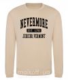 Свитшот Nevermore vermont Песочный фото