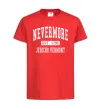 Детская футболка Nevermore vermont Красный фото