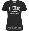 Жіноча футболка Nevermore vermont Чорний фото