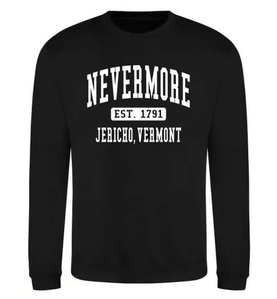 Свитшот Nevermore vermont Черный фото