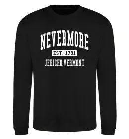 Свитшот Nevermore vermont Черный фото