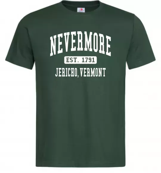 Мужская футболка Nevermore vermont Темно-зеленый фото