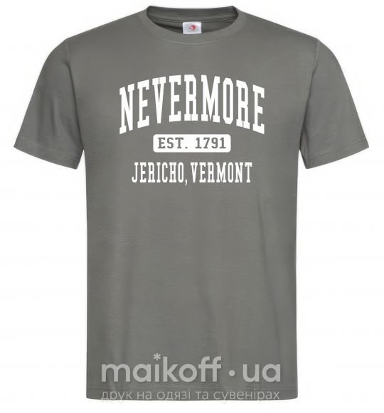 Мужская футболка Nevermore vermont Графит фото