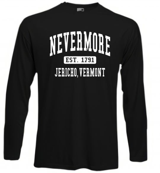 Лонгслів Nevermore vermont Чорний фото