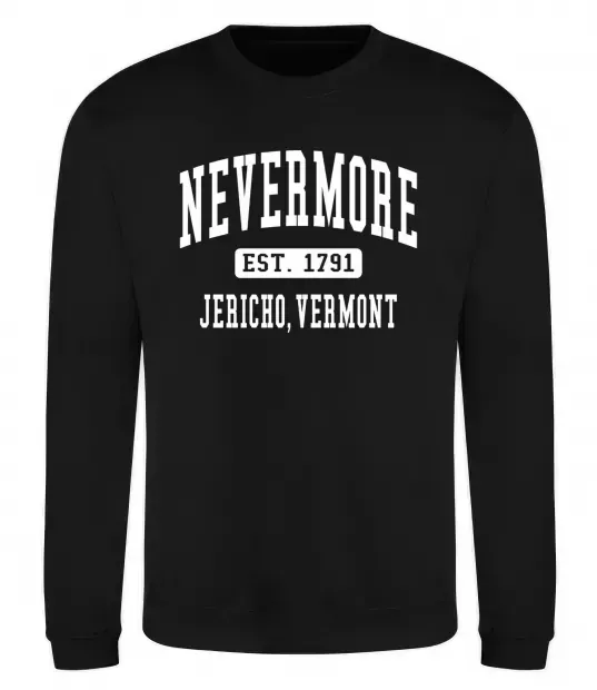 Свитшот Nevermore vermont Черный фото
