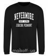 Світшот Nevermore vermont Чорний фото
