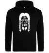 Женская толстовка (худи) On wednesday we wear black Черный фото
