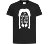 Детская футболка On wednesday we wear black Черный фото