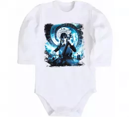 Детский боди Wednesday cello Белый фото