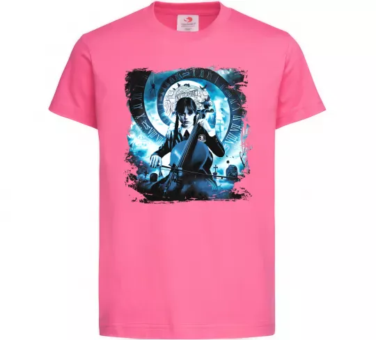 Дитяча футболка Wednesday cello Яскраво-рожевий фото