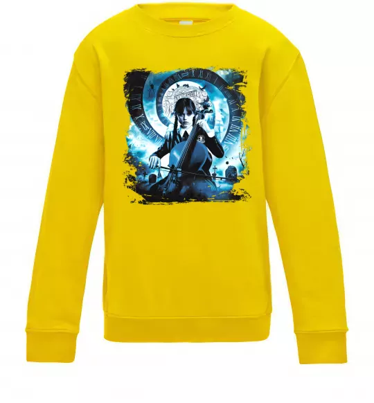 Дитячий світшот Wednesday cello Сонячно жовтий фото