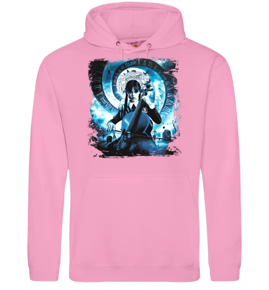 Чоловіча толстовка (худі) Wednesday cello Рожевий фото