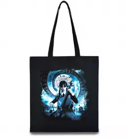 Еко-сумка Wednesday Addams retro Чорний фото