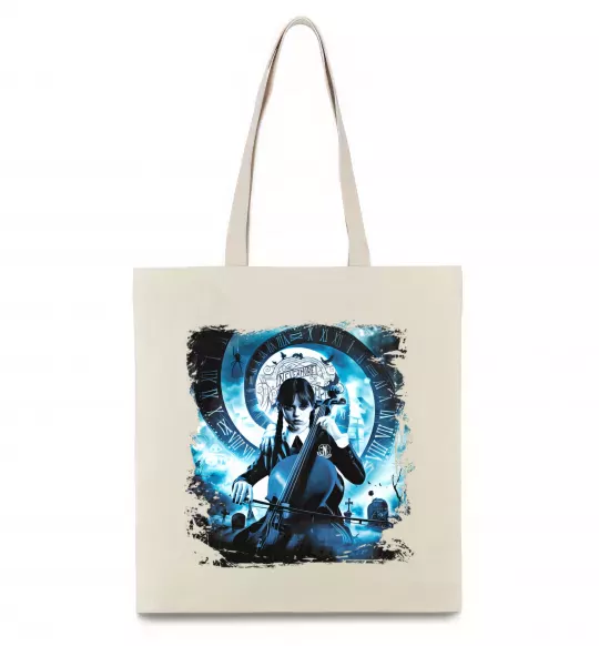 Еко-сумка Wednesday cello Бежевий фото