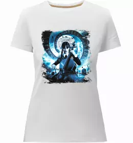 Женская премиум футболка Wednesday once an Addams always an Addams Черный фото