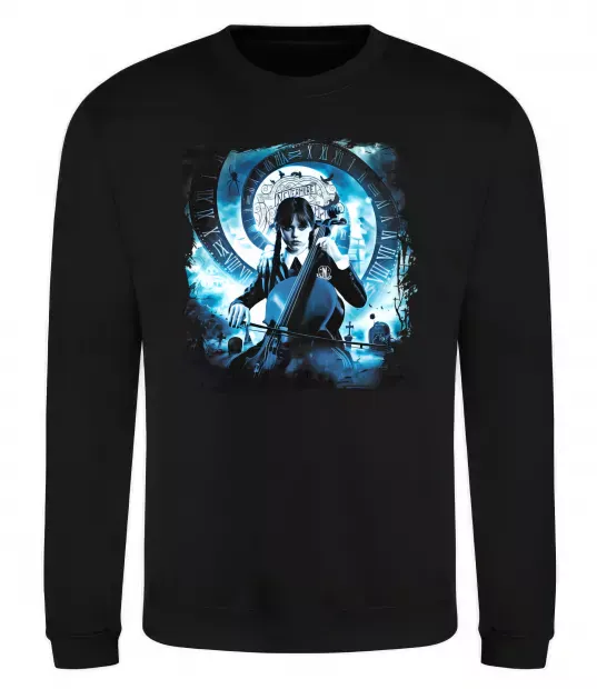 Свитшот Wednesday cello Черный фото