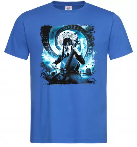 Чоловіча футболка Wednesday cello Яскраво-синій фото