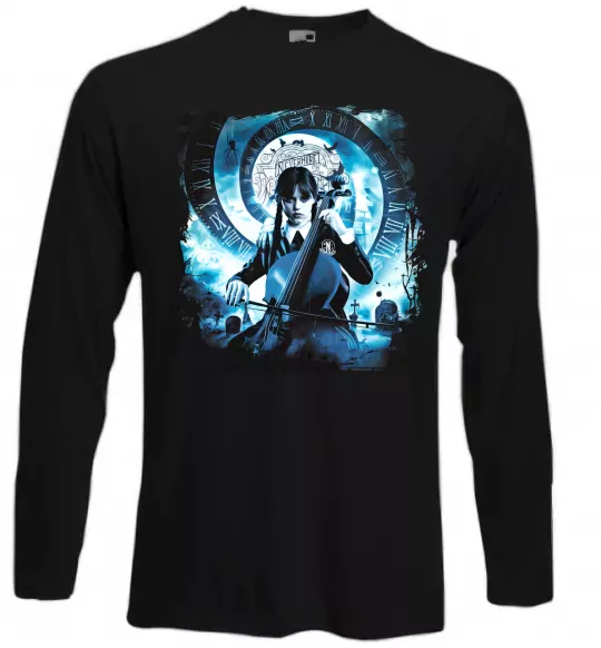 Лонгслив Wednesday cello Черный фото