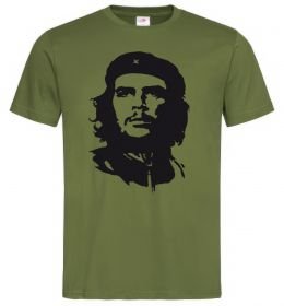 Чоловіча футболка ЧЕ ГЕВАРА, колір - оливковий, розмір - S Чоловіча футболка ЧЕ ГЕВАРА, колір - оливковий, розмір - S