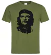 Мужская футболка ЧЕ ГЕВАРА, колір - оливковий, розмір - S Оливковый фото