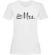 Жіноча футболка MRS. розмір М Білий Жіноча футболка MRS. розмір М Білий фото