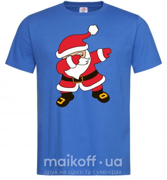 Мужская футболка Hype Santa розмір L Ярко-синий фото