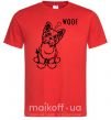 Мужская футболка Woof розмір розмір XL Красный фото