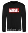 Свитшот Marvel logo red white S Черный фото