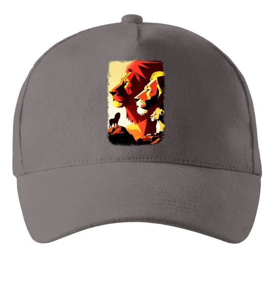 Кепка Король лев Серый фото