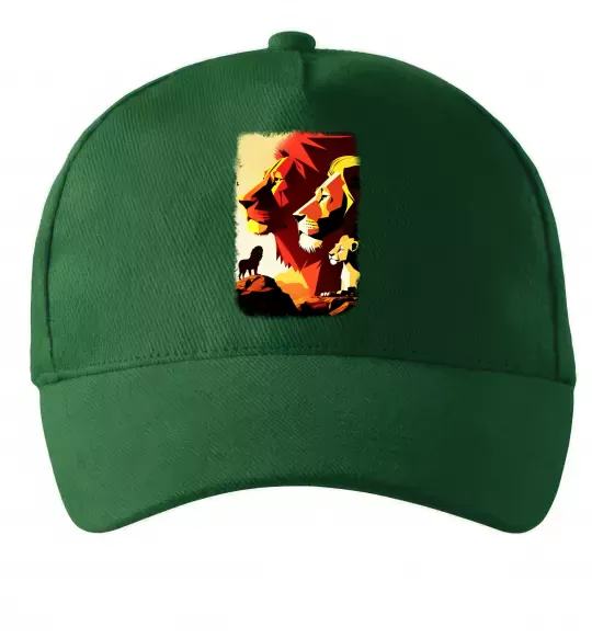 Кепка Король лев Темно-зеленый фото