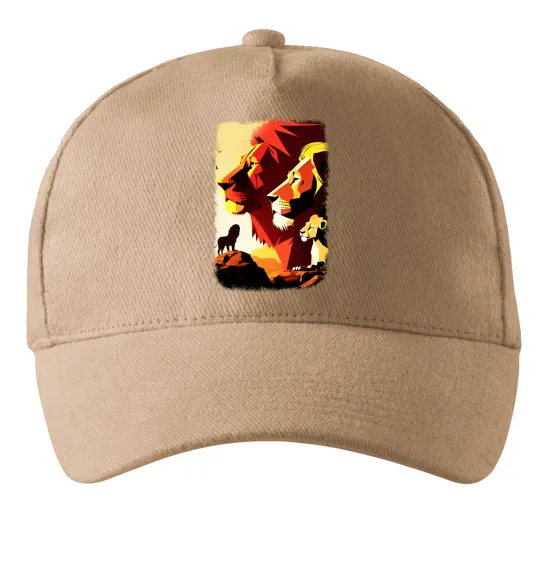 Кепка Король лев Пісочний фото