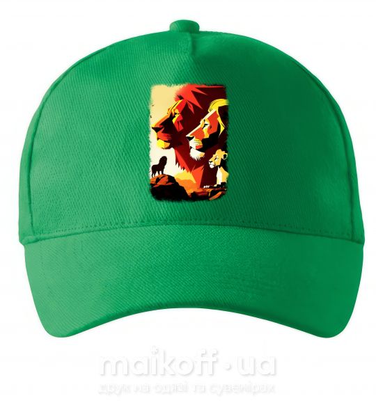 Кепка Король лев Зеленый фото