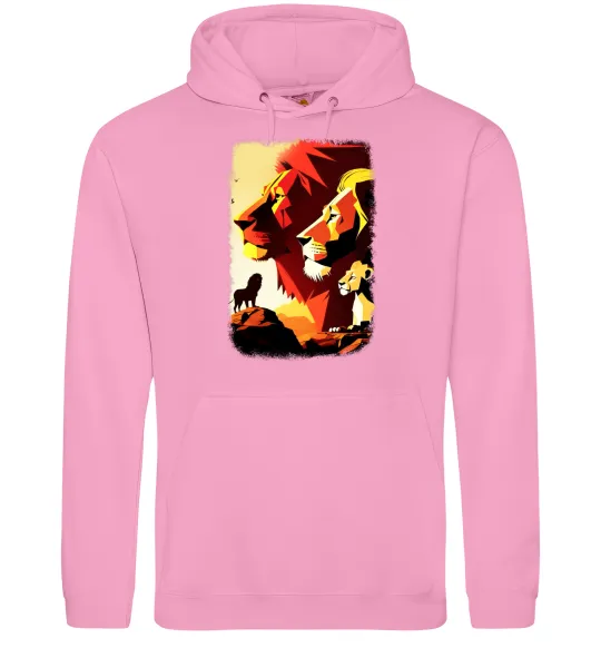 Жіноча толстовка (худі) Король лев Рожевий фото