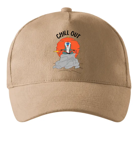 Кепка Король Лев Рафики Chill Out Песочный фото