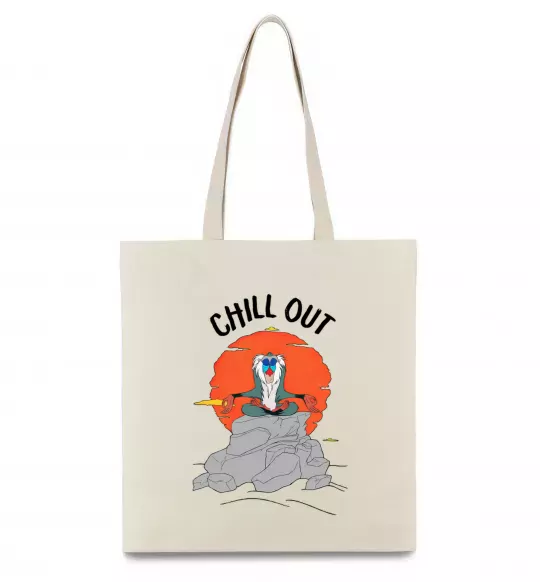 Эко-сумка Король Лев Рафики Chill Out Бежевый фото