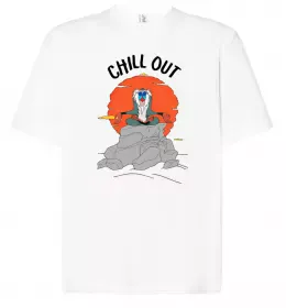 Футболка Оверсайз I`m surrounded by idiots Черный фото