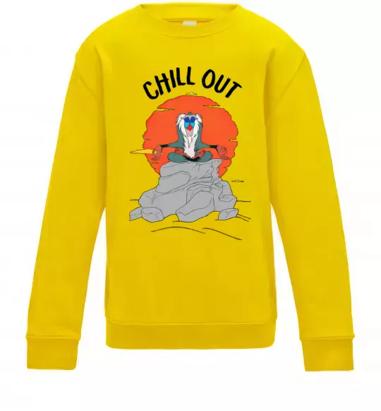 Дитячий світшот Король Лев Рафики Chill Out Сонячно жовтий фото