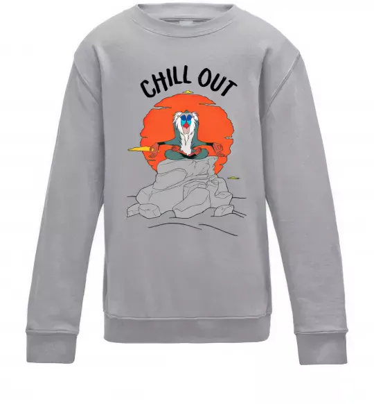 Дитячий світшот Король Лев Рафики Chill Out Сірий меланж фото