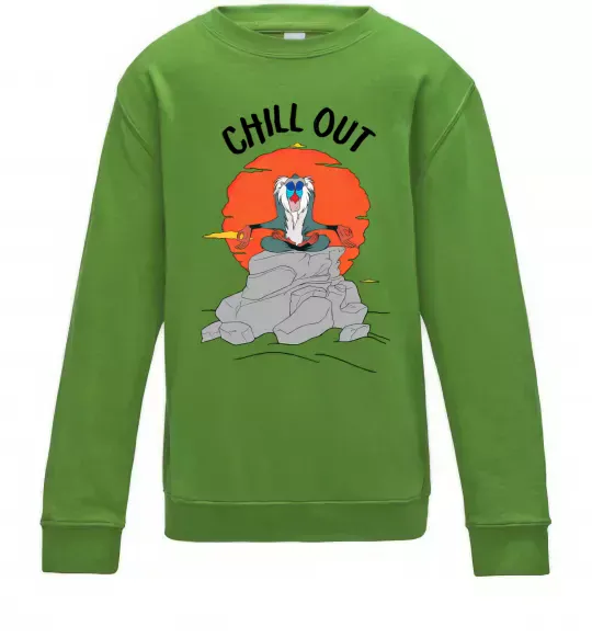 Дитячий світшот Король Лев Рафики Chill Out Лаймовий фото