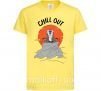 Детская футболка Король Лев Рафики Chill Out Лимонный фото