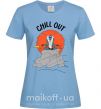 Женская футболка Король Лев Рафики Chill Out Голубой фото