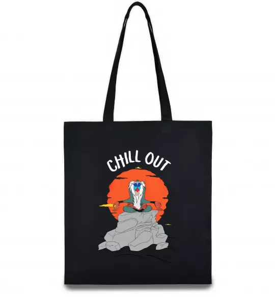 Эко-сумка Король Лев Рафики Chill Out Черный фото