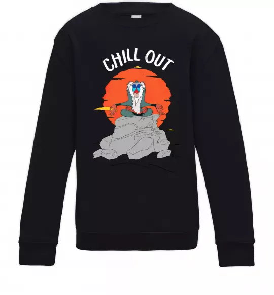 Дитячий світшот Король Лев Рафики Chill Out Чорний фото